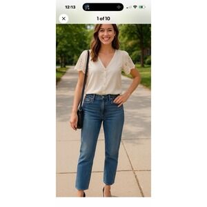 Madewell The Perfect Vintage Jean Size 26 (29x27 )The Mom Jeans